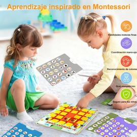 OKARELOVLAND Juego de Memoria para Niños, Juegos Didácticos 3, 4, 5, 6 años, Juegos de Mesa para Niños, Juego Educativos, Juegos de Viaje para Niños, Fiestas Viajes y Acampadas