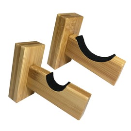 Baseball Bat Display Wall Mount Holder,Baseball Bat Display Case Holder,Solid Wood Baseball Bat Rack Brackets Hanger Hidden Screws for Softball & Baseball (burlywood)