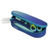 Herlitz Pencil Case Dip Dye Blue/Turquoise, blue, Casual