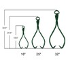 Timber Claw Hook, 32 in - Log Lifting Tongs Heavy