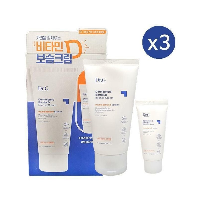 Dr.G (현대Hmall) [닥터지] 더모이스처 배리어 D 인텐스 크림 100ml+30ml 3개