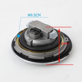 Minho Motorcycle Gas Cap with Lock Made of Aluminum Alloy Material Compatible with Honda Grom Msx125 SF,0pening Method: Filp-open