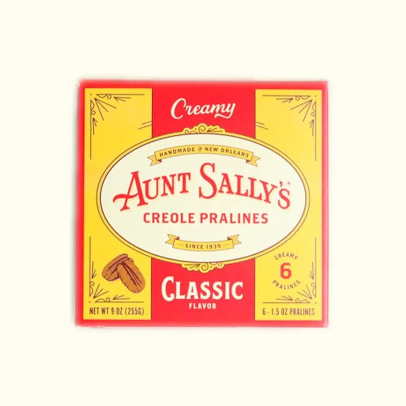 Aunt Sally's Creamy Classic Pralines- 6 count box- New Orleans