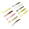 Kisangel 10pcs Wear-Resistant Swimbait Fishing Lures Vivid Portable Artificial Bait
