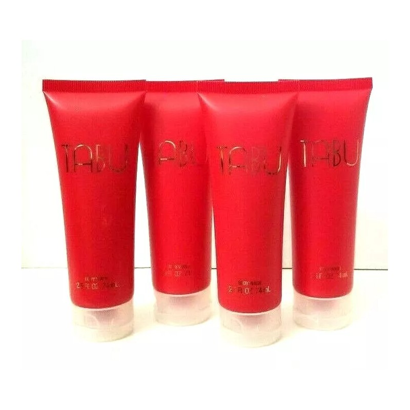Dana 4 pk TABU Body Wash 2.5 oz ea by