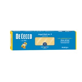 De Cecco Pasta, Angel Hair, 16 0z - Made in Italy, High in Protein & Iron, Bronze Die