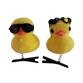 (9 different units) FUN DUCK HAIR CLIPS FOR ADULTS AND CHILDREN THEY ARE VERY PRETTY TO CHANGE YOUR LUCK THESE DUCKS GIVE A LOT OF LUCK. USE THEM AND CHANGE THE CLASSIC.