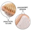 Outanaya 2pcs Pumice Stone Brush with Ergonomic Handle for Foot