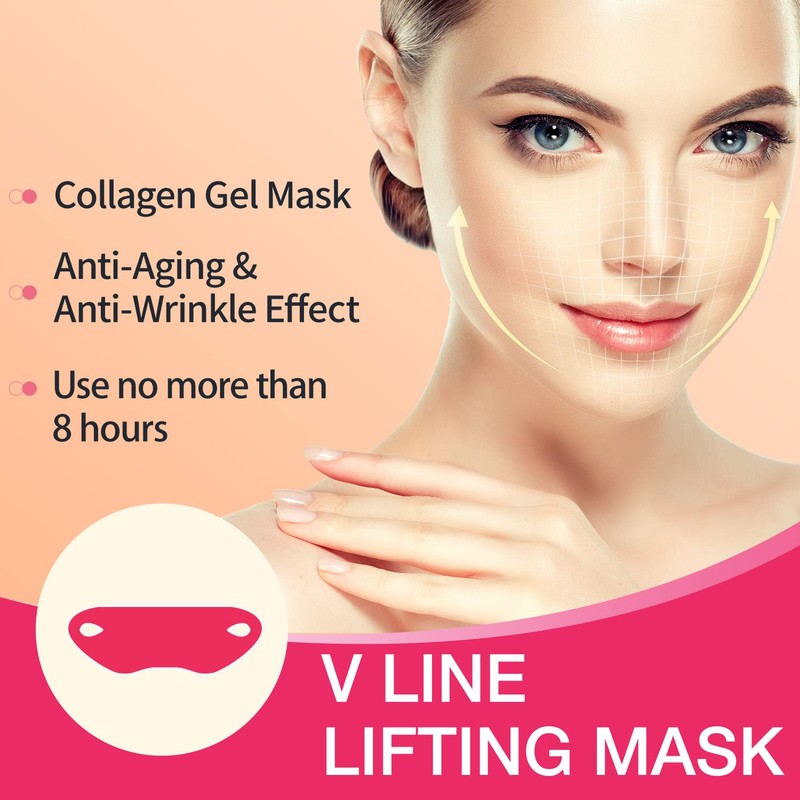 APPTI V Shape Face Mask, Firming Facial Mask Double V