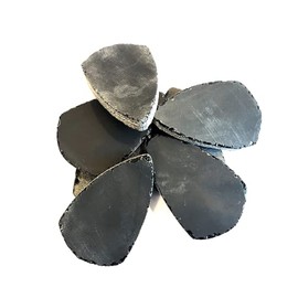 Black Obsidian Preshaped Arrowhead Slabs for Flint Knapping (6)