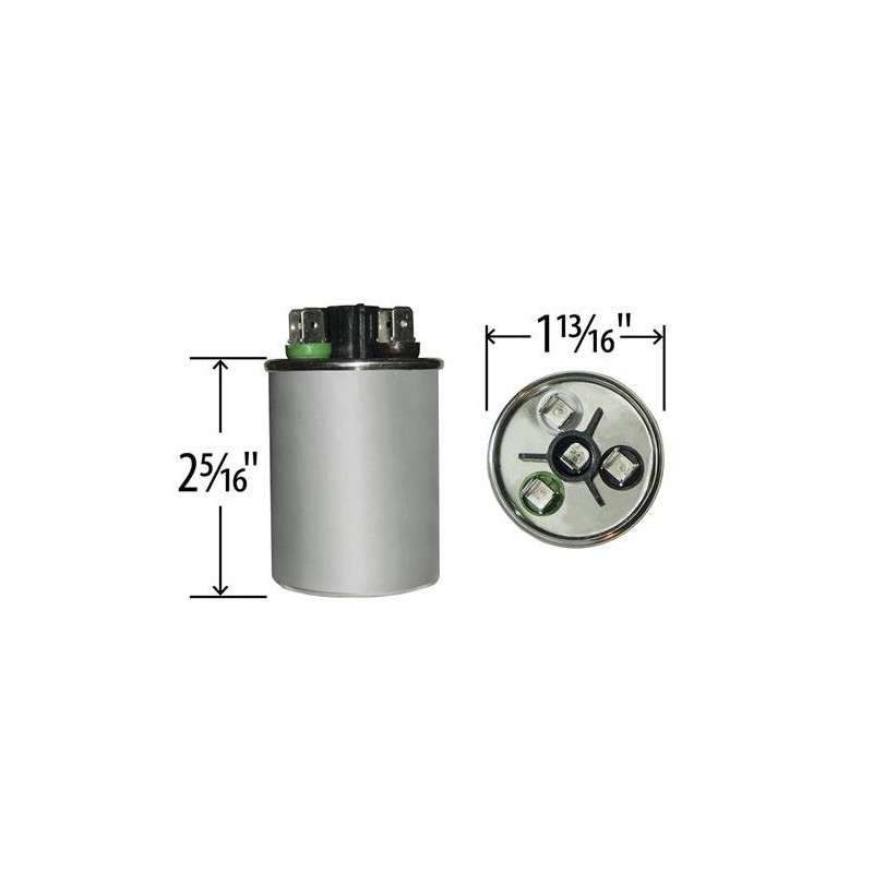 Capacitor, Universal, 2.5 mfd to 15 mfd