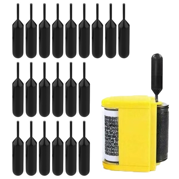 21 Pcs Black Replacement Rolling Ink Refills 1.5 ml Data