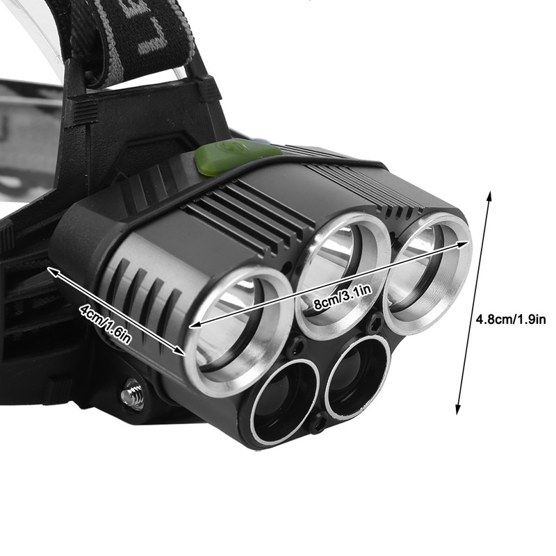 USB Charging T6 Headlamp Waterproof Head Light Lamp Torches Flashlight