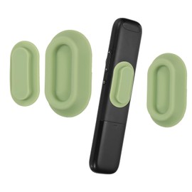 PATIKIL Magnetic Remote Control Holder Wall Mount, Silicone Remote Control Organizer Strong for tv Remote Control Air Conditioning, 2 Pcs, Pink