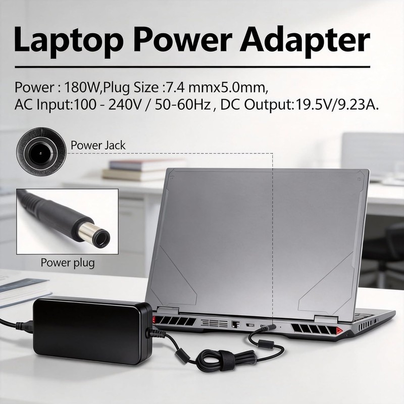180W 9.23A Laptop Charger for Dell Precision 7780 7680 7670