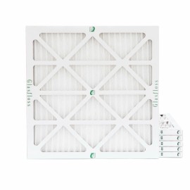 Glasfloss ZL 24x24x1 MERV 10 (FPR 7) Pleated Furnace Air Filters. 6 Pack