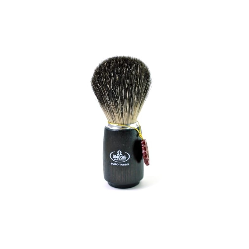 PENNELLO DA Barba Omega Puro TASSO Legno 6712