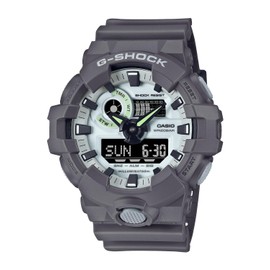Casio GA-700HD-8AJF Men's Wristwatch, HIDDEN GLOW Series, Gray, HIDDEN Glow Series (Gray), sports