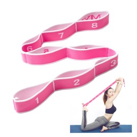 1 Piece of Elastic Band, Elastic Band for Sports, Gymnastics Equipment Accessories, Yoga Belt for Stretching, Gymnastics Equipment, Fitness Equipment (Rose Pink)