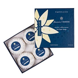 Provence Sante Jasmine Soap, Gift Box of 4 Bar, 2.70-Ounce