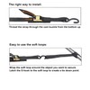 Ayaport Cam Buckle Tie Down Straps 10 feet 2200lbs Break