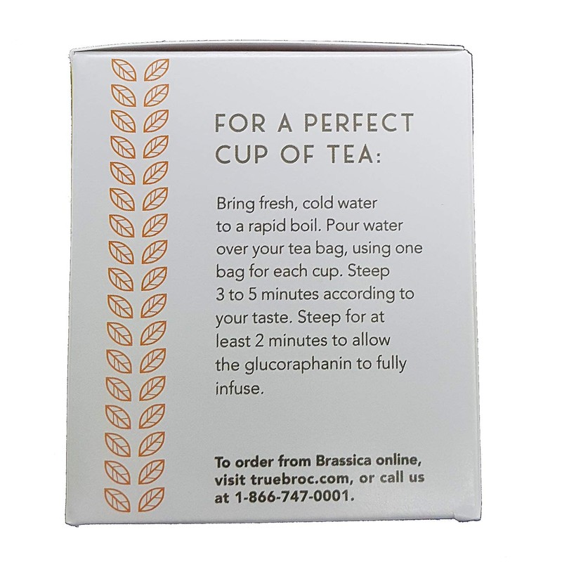 Brassica® DECAF. Green W/Lemon Tea W/sgs~ 6 Boxes (96 Tea