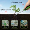 Shark-Tuff 2-Piece Weed Remover Tool Set for Patio & Garden