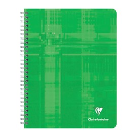 Clairefontaine Metric 8811C Notebook with Double Spiral 17 x 22 cm 112 Sheets 90 g French Ruling Pack of 1 Assorted Colours