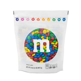 M&M'S Pre-Designed Customer Focus Milk Chocolate Candy - 2lbs of Bulk Candy in Resealable Pack for Customer Thank You Gifts, Trade Shows, Business Meetings, Client Thank You and Customer Appreciation