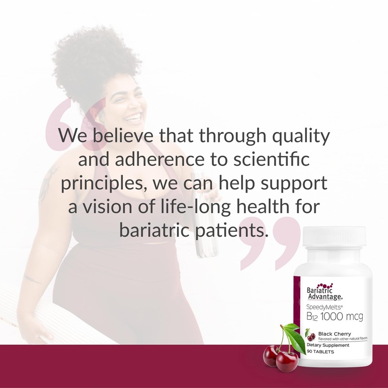 Bariatric Advantage B-12 Speedy Melts, Vitamin B12 1000 mcg Supplement,