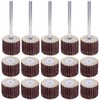 IROKCAKPT Flap Wheel, 0.1 inch (3 mm) Axis, #180, Sanding