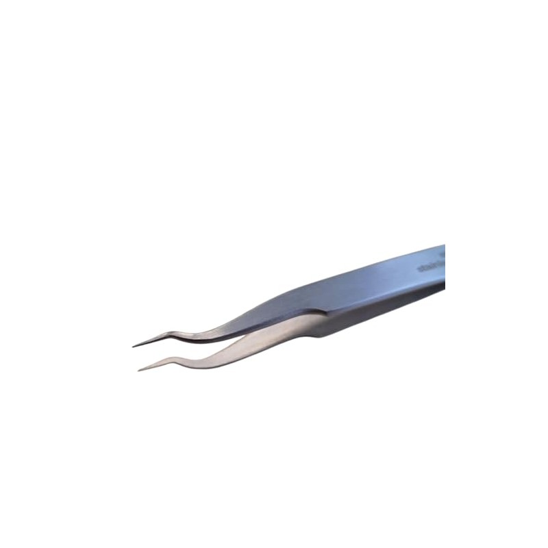 Bernstein 5-054 SMD Tweezers 120 mm Crescent-Shaped, Super Point