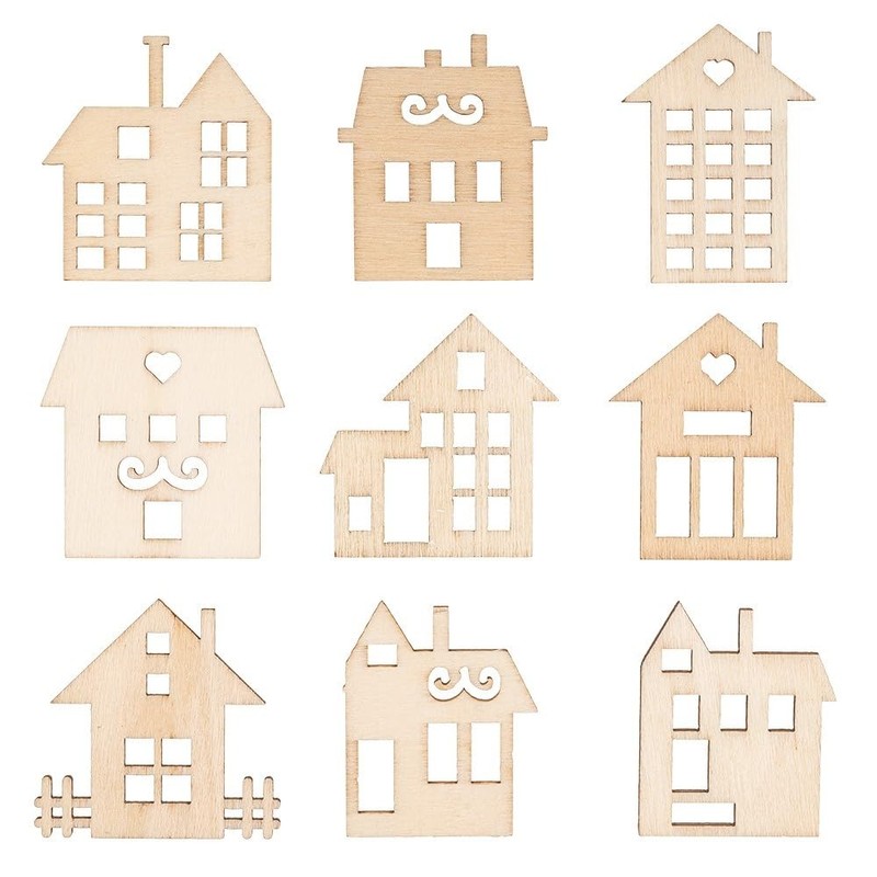 Ideen mit Herz Wooden Scatter Decoration | Wooden Motifs |