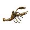 Kisangel Brass Lobster Figurine Feng Shui Statue Wealth Good Luck