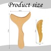 2 Pieces Wooden Gua Sha Boards Massage Tools Home Care