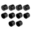 sourcing map 10pcs Rubber End Caps 25mm(1-inch) ID Vinyl Round