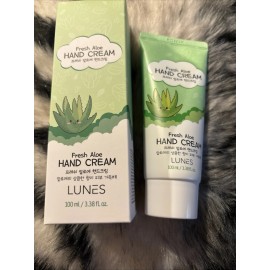 Lunes Fresh Aloe Vera Hand Cream 100ml / 3.38 fl. oz Korean Products
