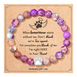 FYUKISS Dog Memorial Gifts for Loss of Dog, Pet Memorial Gifts for Dogs, Loss of Dog Cat Pet Loss Memorial Sympathy Bereavement Remembrance Gift for Loss of Cat, WJ007-Multi Color