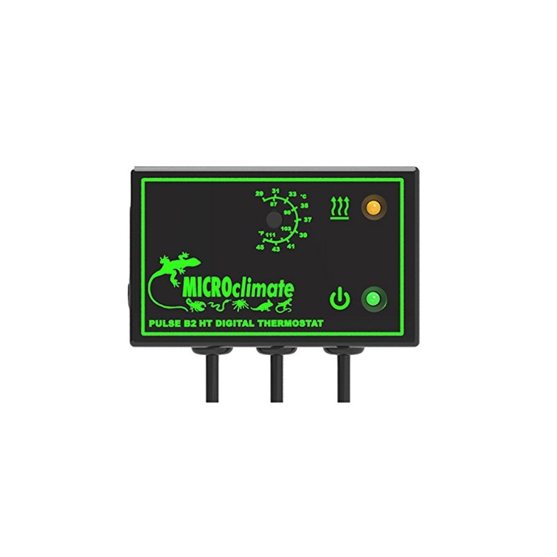 Microclimate Pulse B2 HT High Temperature Reptile Thermostat Black