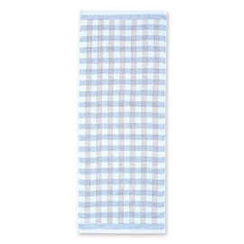 JIKAN STYLE Face Towel, Vegetable, Antibacterial, Deodorizing, Towel, 100% Cotton, Made in Japan, Brown, Blue, i t o, 13.0 x 34.6 inches (33 x 88 cm), 05490 (Blue x Brown)