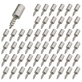 CTWHA 20PCS Self Tapping Screw Cabinet Laminate Bracket Set with Anti Slip Sleeve Shelf Pins and Fixing Phillips Screws for Kitchenware Bookcases and Wardrobes