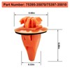 SecosAutoparts 38PCS Fender Flare Retainer Clips 75397-35010 75495-35010 Fit for