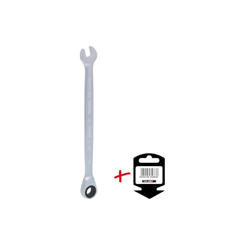 KS Tools GEARplus Schlüssel 6mm feinverzahnter Ring-Maul-Schlüssel, auf Hänger