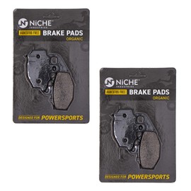 NICHE Brake Pad Set for Kawasaki Ninja ZX6R ZX9R ZZR600 ZX10R 43082-0004 Rear Organic 2 Pack