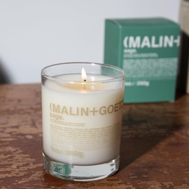 Malin + Goetz Sage Candle, 9 oz. – Sage Scent Fragrance, Scented Candle, Natural Vegetable Wax Blend, Vegan & Cruelty Free, Single Wick Candle, Lasts 60 Hours