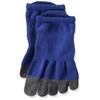 Danskin Women's NANOFRONT FIVE FINGER GRIP SOCKS Ankle Socks, salvia blue (BS)