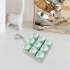 Fenteer Mini 9 Button Key Board Keychain Finger Toy Accessories