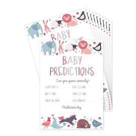 Manta Makes Wishes for baby or baby predictions 10 cards per pack, baby shower games, baby games for boy or girl party pack, baby-shower games, baby shower game (Parents advice)