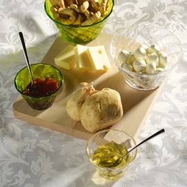 Omada Linea Diamond Design Bowl for Kitchen with Diamond Effect Transparent Acrylic Diameter 20 cm Capacity 1.6 L Made in Italy Stackable and Dishwasher Safe Linea Diamond Red Colour