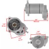 Caltric Starter With Drive Bendix and Relay Solenoid for Polaris